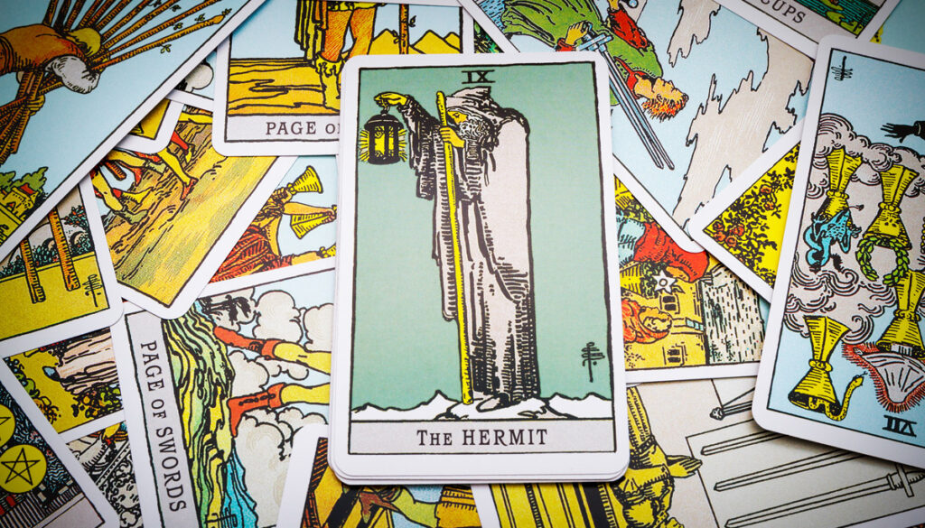 Hermit tarot card